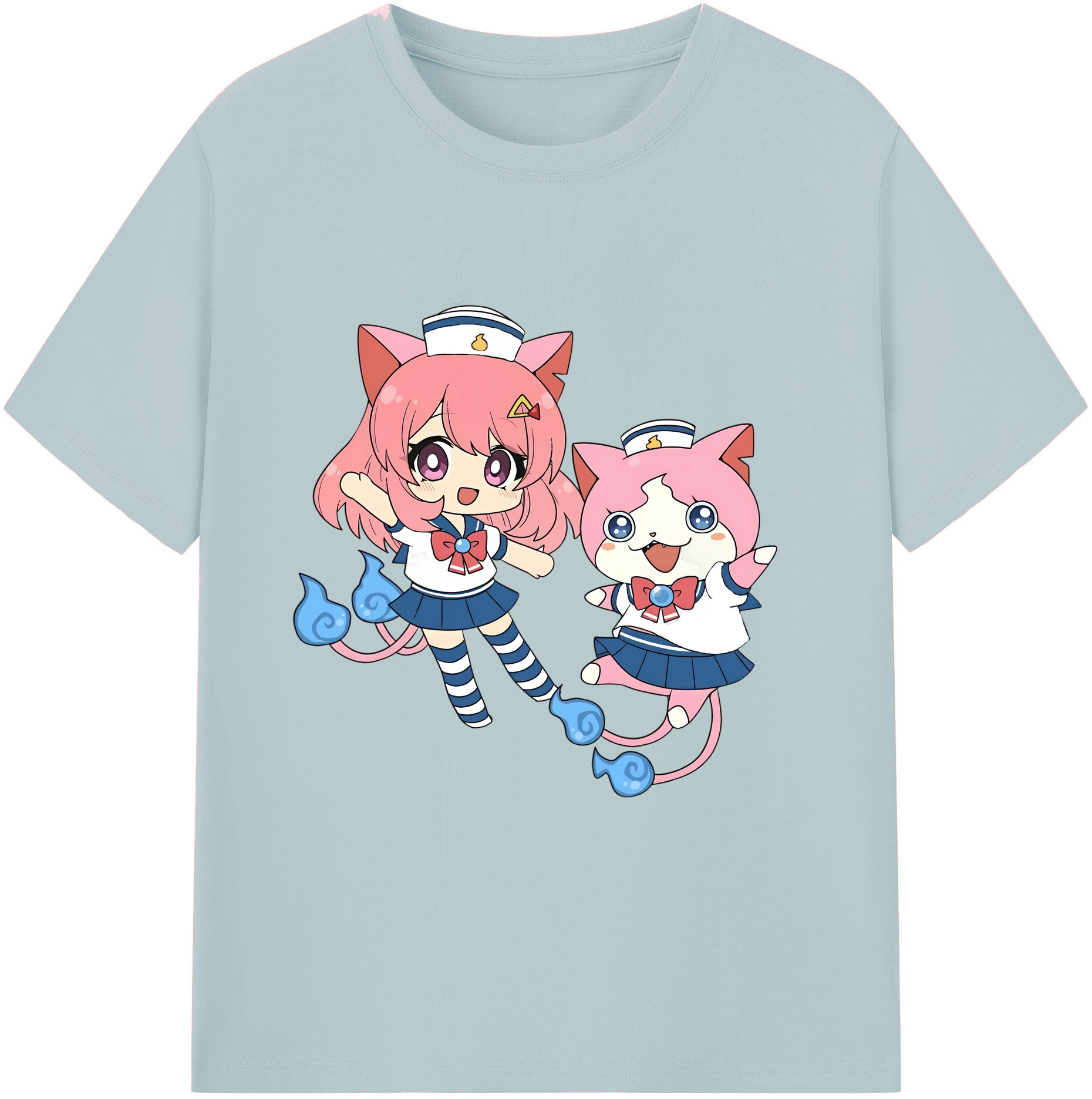 （画像用） 妖怪ウォッチ Yo-kai Watch 綿100％半袖Tシャツ（フロントプリント）